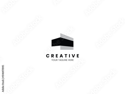 Letter C 3D building logo for your brand