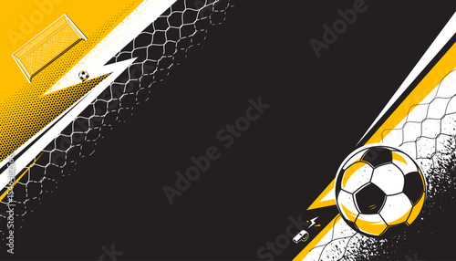 Football or soccer abstract background design. The sports concept. The sport concept