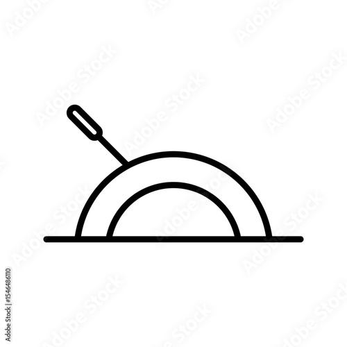 lever icon Isolated flat vector in outline icon seps 10