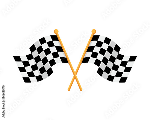 Checkered Flags Iconic Symbol of Racing and Competition