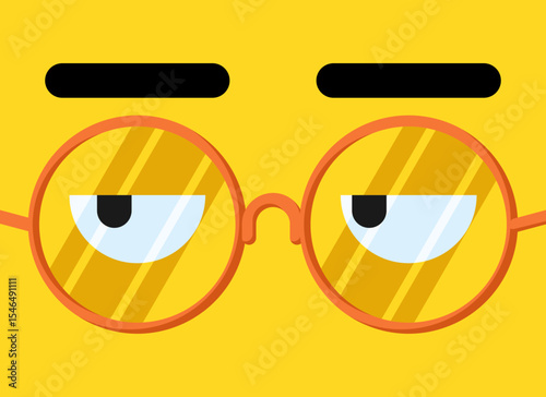Cynical Eyes Illustration