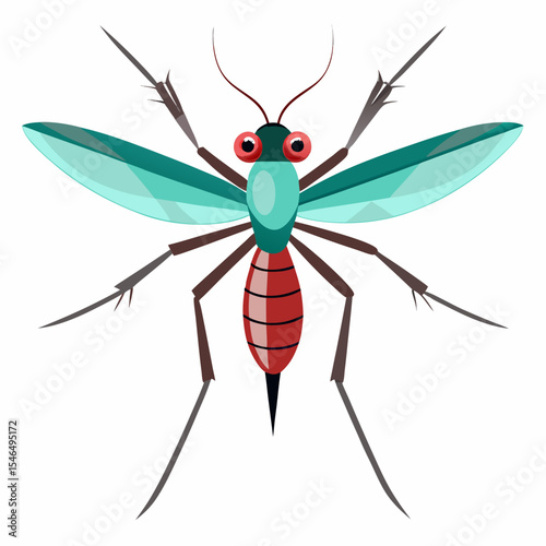 mosquito sucking blood