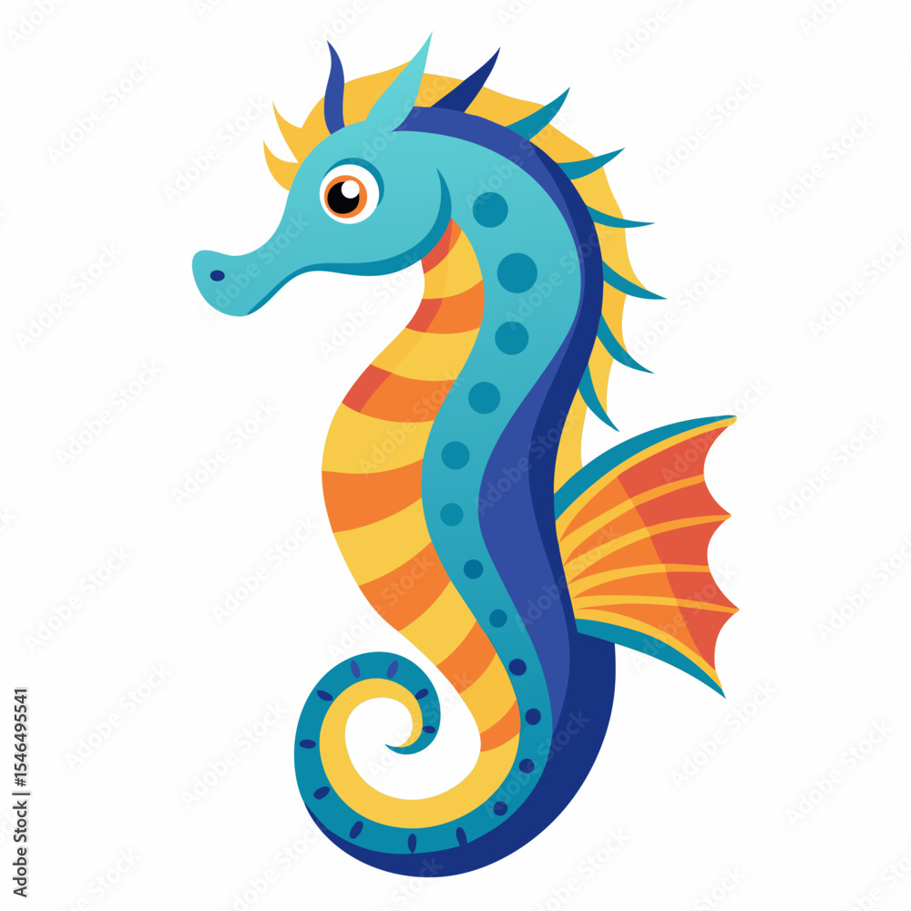 Obraz premium vector illustration of a cartoon dragon