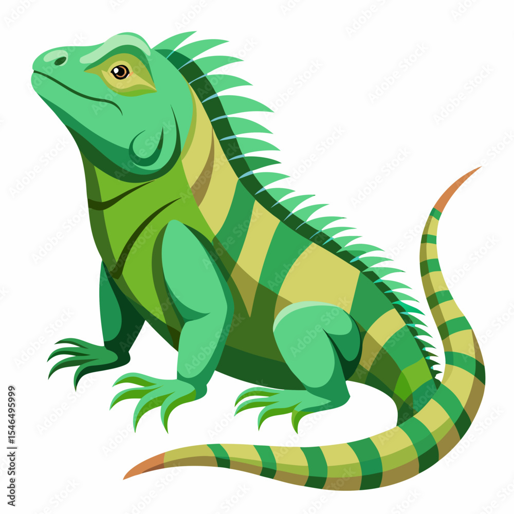 Obraz premium iguana on a tree