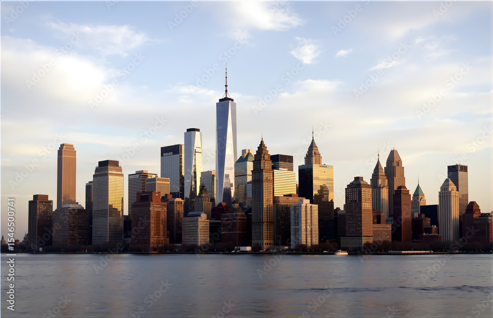 Obraz premium New York City Skyline Scenery