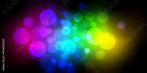 Colorful Abstract Bokeh Light Background