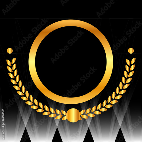 large golden frame
