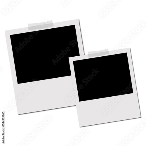 Collage photo effect Photos mock up template background	