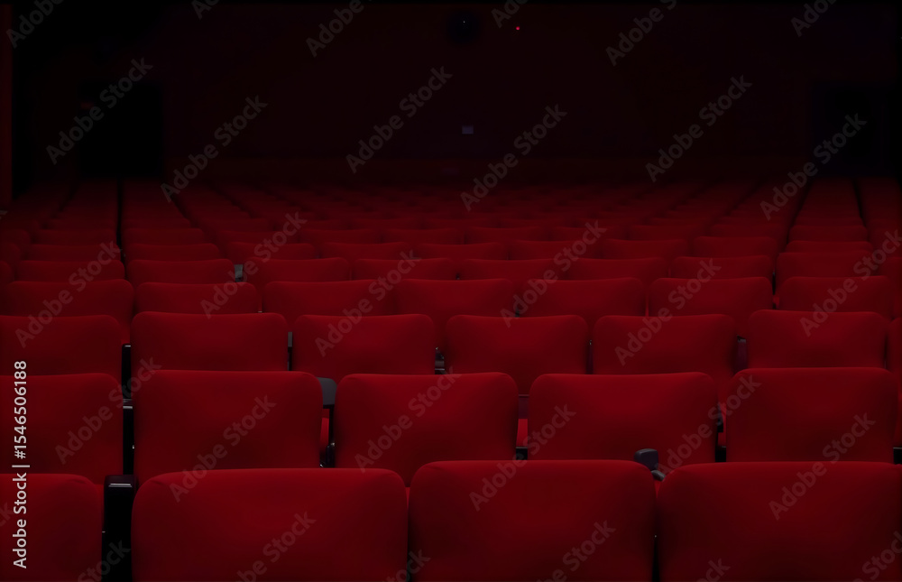 Fototapeta premium Red Seats in Cinema