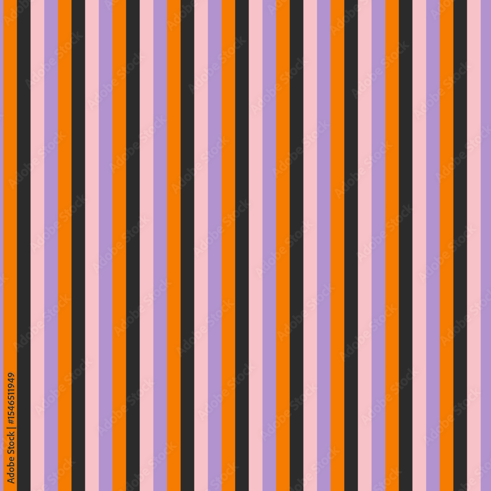 Obraz premium Pattern 2 – Halloween collection – Pink Stripe seamless background