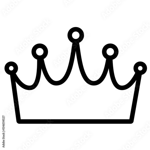 golden crown icon illustration. Kingdom vector illustrations.
