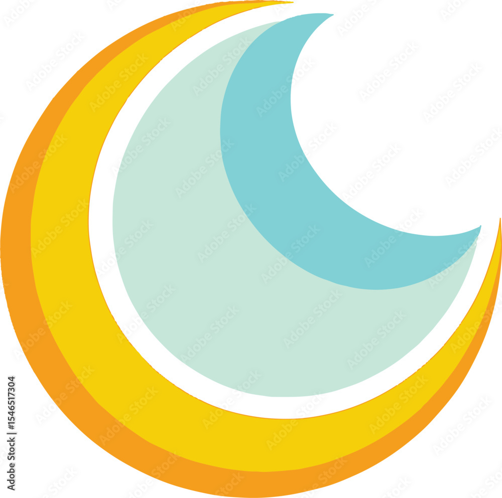 moon and stars moon and stars in the sky high light Colorful gradient star moon and stars moon and stars in the sky high light Colorful gradient star