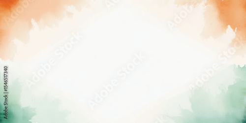 Indian abstract tri watercolor background