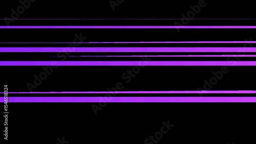 Distorted glitch transition with RGB interference and modern video styling