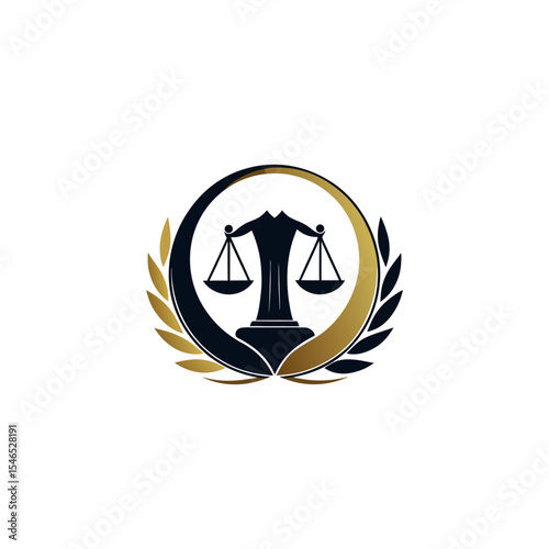 elegant silhouette of a account firm logo