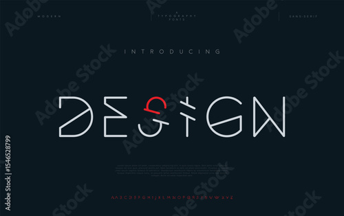 Design, abstract modern urban alphabet fonts typography science fiction sport technology fashion neon digital future creative logo design for brand