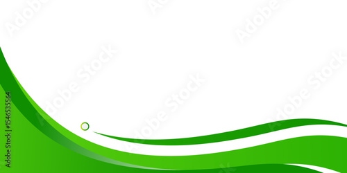 Abstract green wave. Vector illustration wave . flayer presentation .