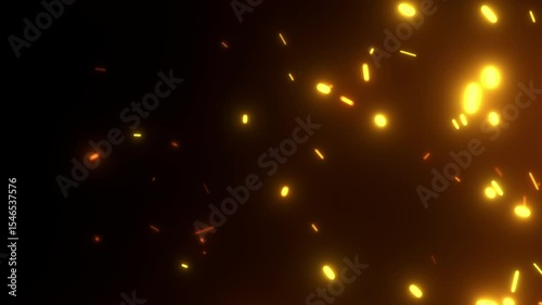glowing sparks loop vfx overlay animation