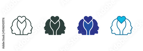 Empathy Icon Set Multiple Style Of