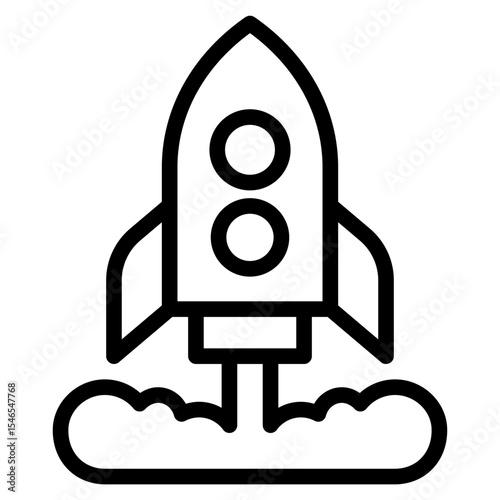 Startup icon in vector illustration
