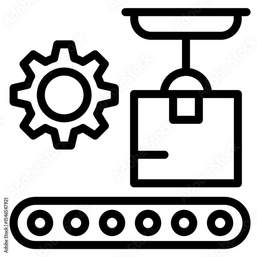 Production icon in vector illustration
