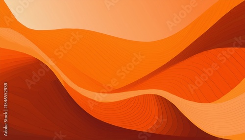 abstract orange geometric background illustration