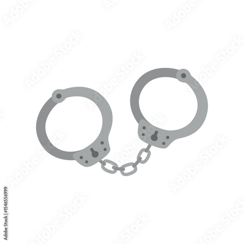 Handcuff icon illustration vector