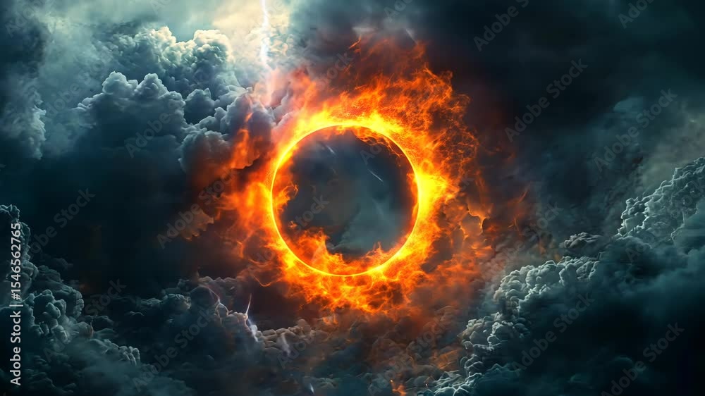 fire in the sky