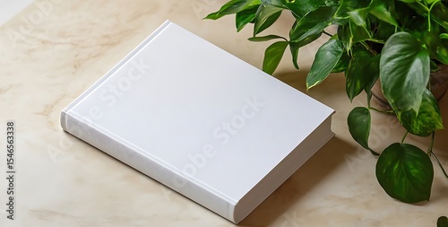 Elegant White Book Box Mockup for Design