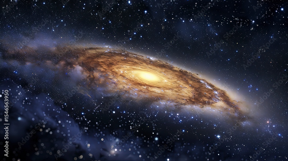 Fototapeta premium galaxy background, stars in the dark space, galaxy on dark background