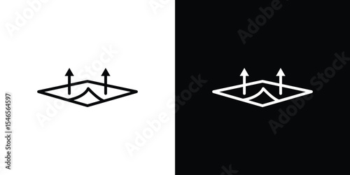Peel off icon in black. flat graphic vector icon
