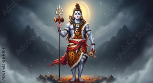 Lord Shiva Mahadev Shankar Neelkanth Adiyogi 4K HD Desktop Laptop Wallpaper Background | 4K HD Mahashivratri Wallpaper Background | Shiv Ji 4K Wallpaper for PC