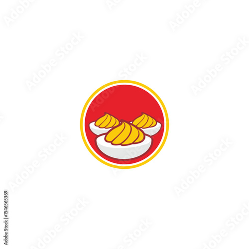 Deviled Eggs Delight in Circle Design