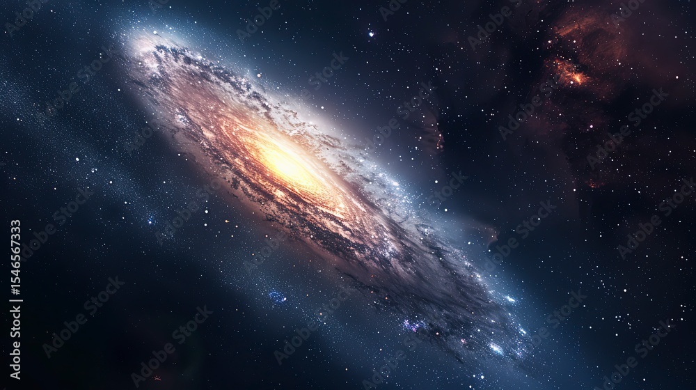 Fototapeta premium galaxy background, stars in the dark space, galaxy on dark background