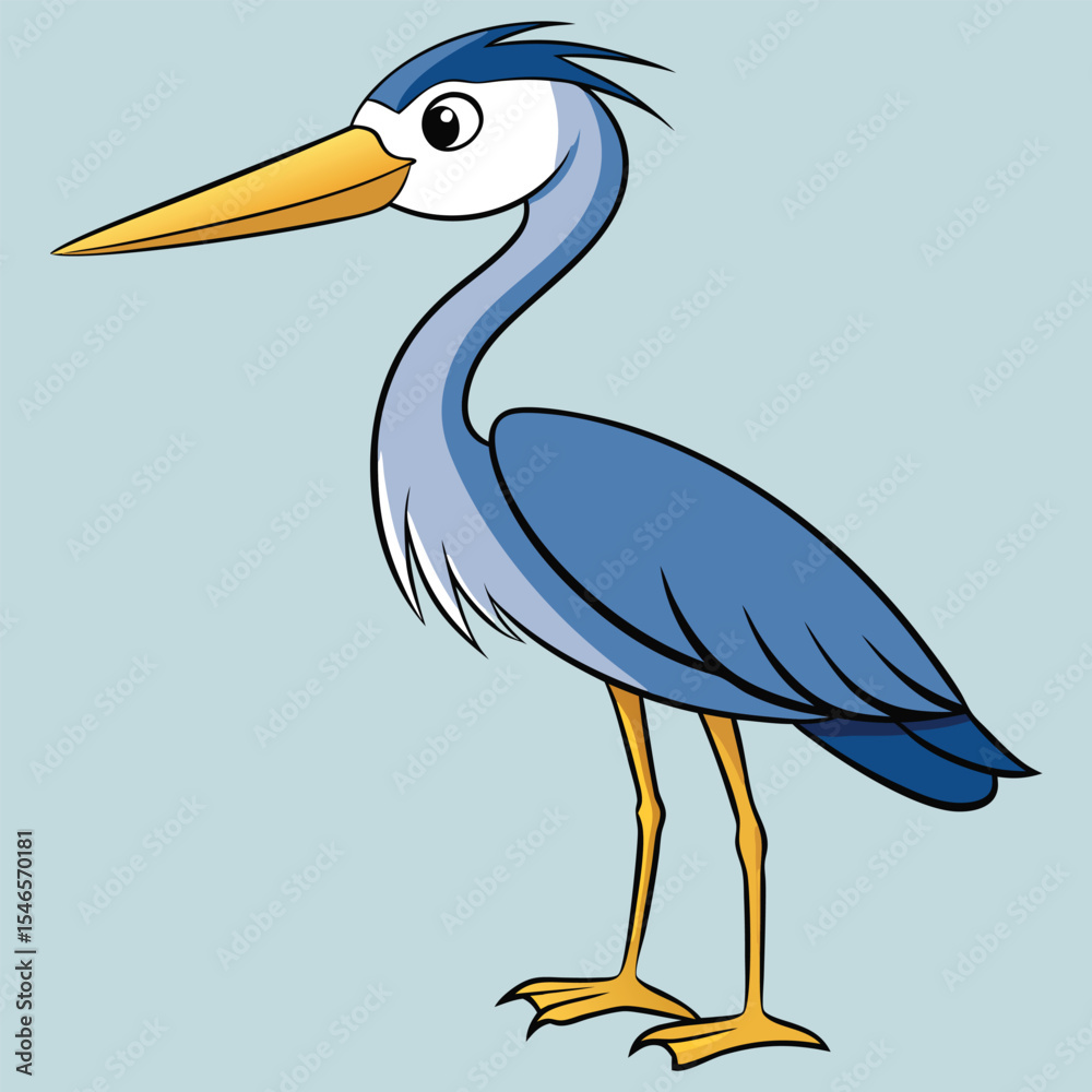 Obraz premium heron on the beach