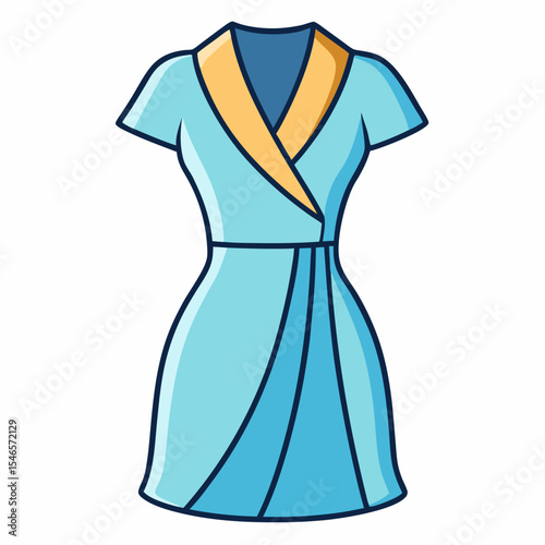Minimal Wrap Blouse Design