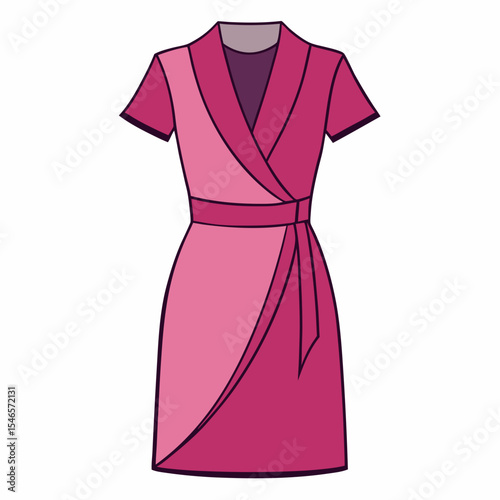 Minimal Wrap Blouse Design