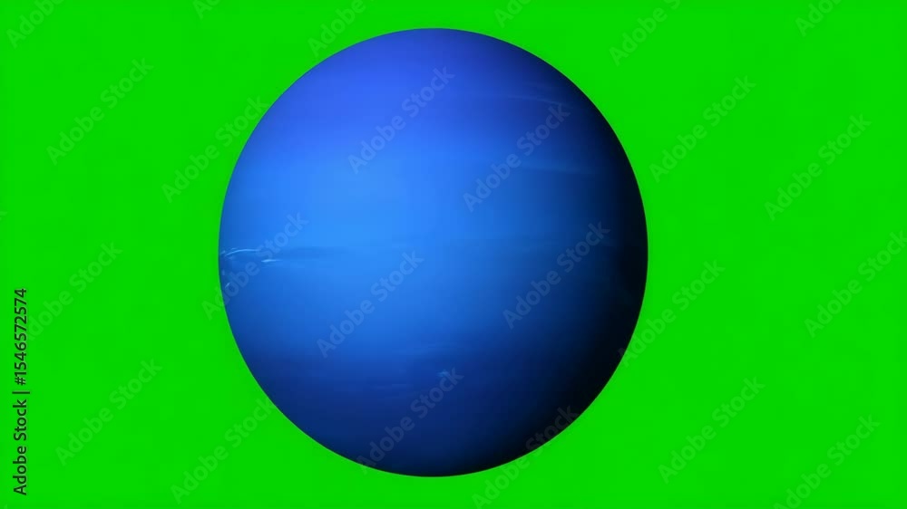 custom made wallpaper toronto digitalRealistic Blue Neptune Planet Isolated on Green Screen for Science and Space Projects