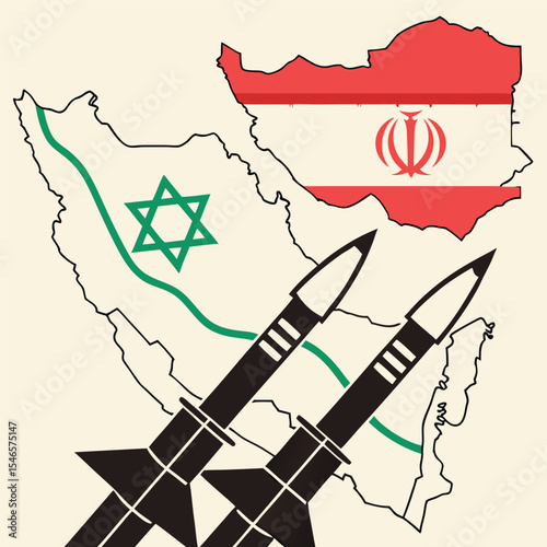 Missile launch in high-tension conflict zone