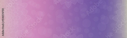 Round mandala on colorfull gradient background. Translucent mesh pattern in the form of a mandala. Mandala with floral patterns. Pastel Yoga template. Gradient background with round mandala.Vishal 