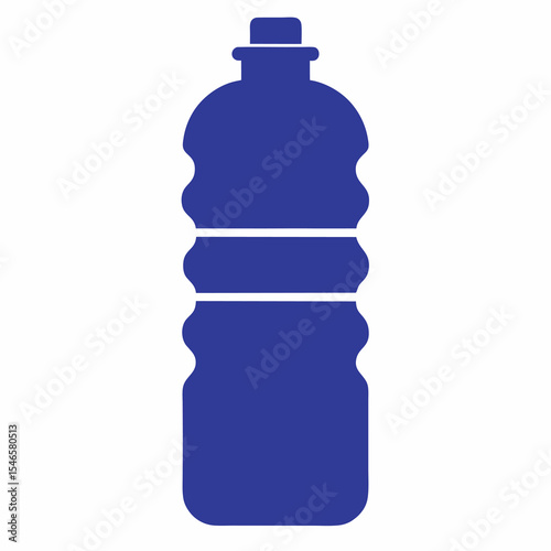 water bottle isolated on white