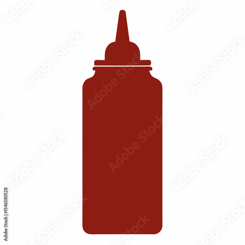 ketchup and mustard bottle