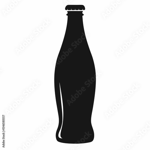 beer bottle isolated on white