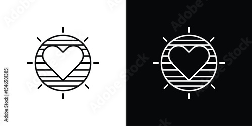 Positive emotion icon in black. flat graphic vector icon