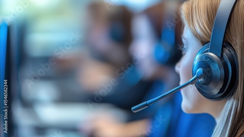 Customer service agents at work