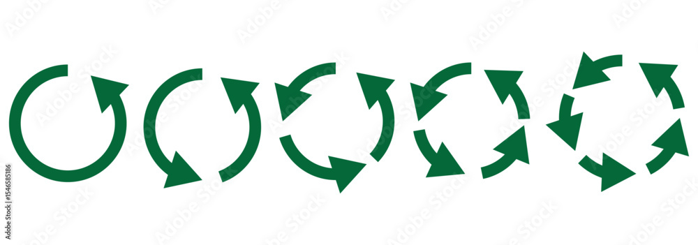 Fototapeta premium circle arrow icon isolated on white background