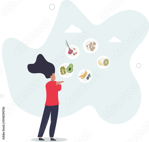 Superfoods as healthy products eating for health benefits.Essential supplements, nutrients and essential ecological food meals. character life .