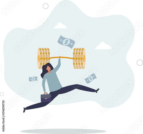 Financial literacy or investment advisor, wealth management concept. character life .