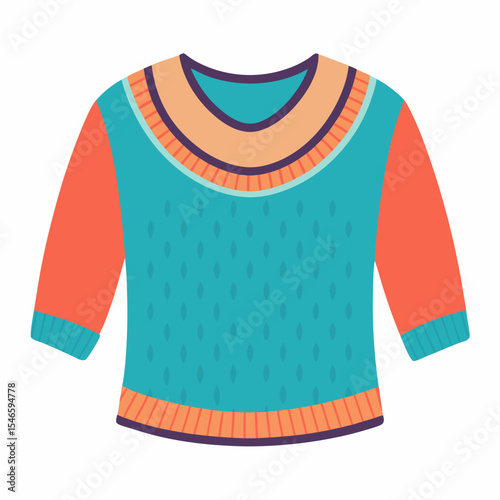 Minimal Knit Top Vector