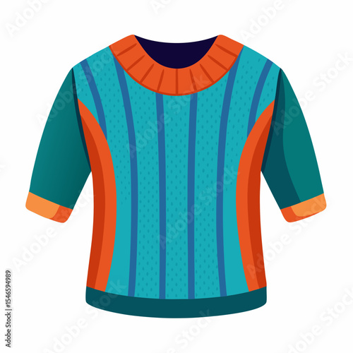 Minimal Knit Top Vector